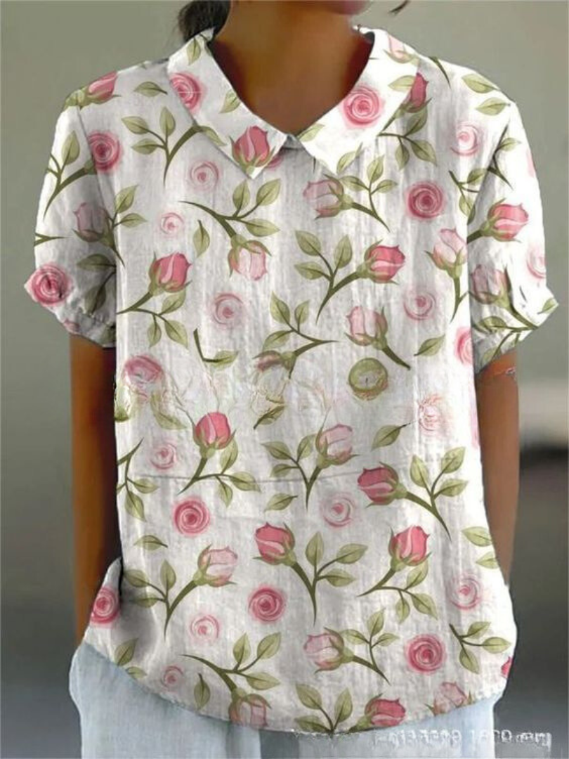 Amelia | Floral Button-Down Shirt