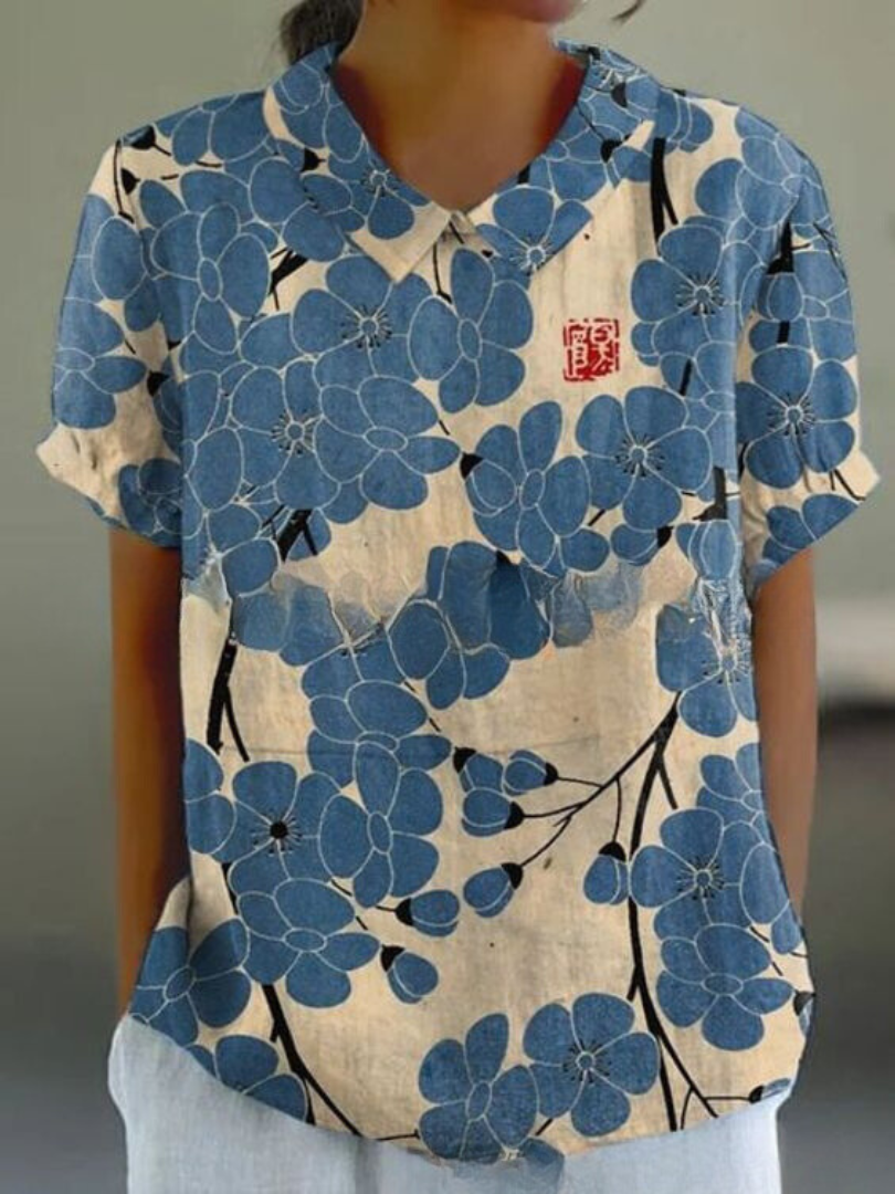 Amelia | Floral Button-Down Shirt