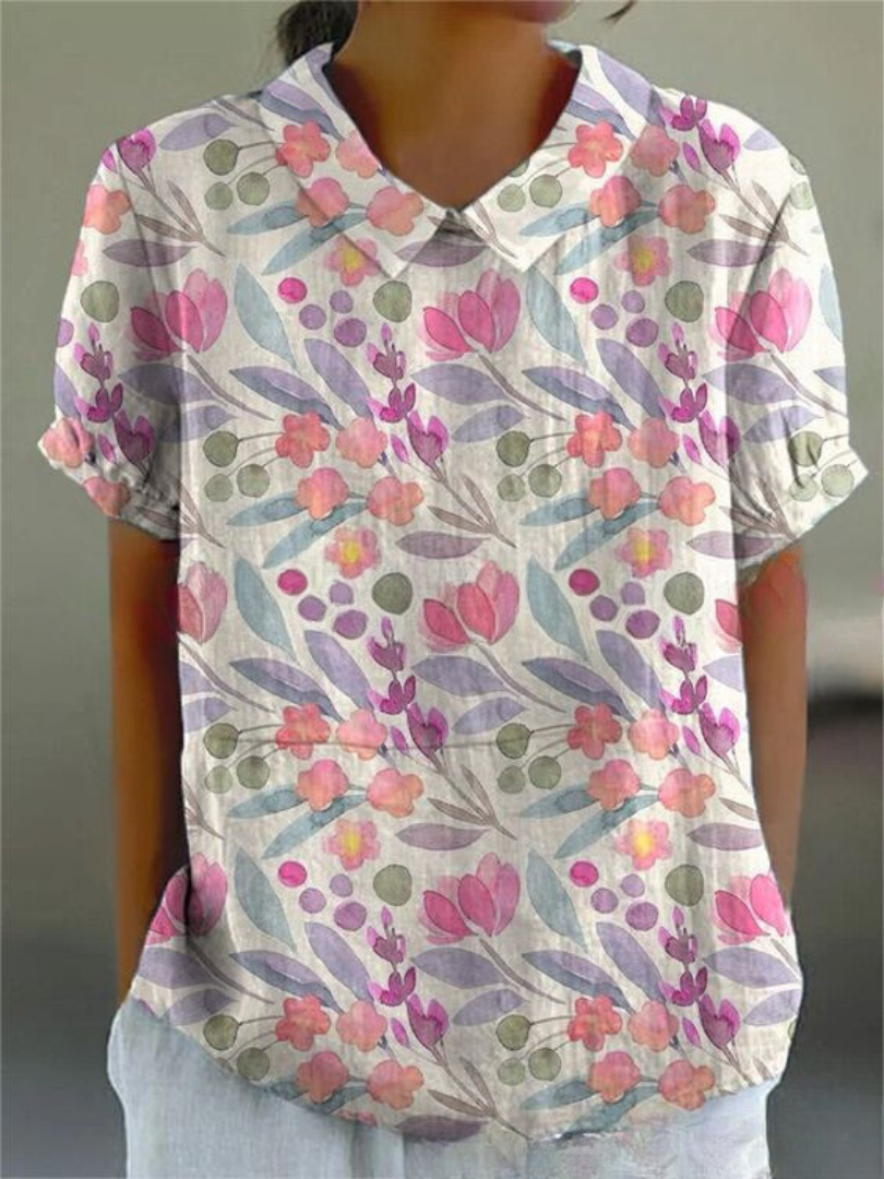 Amelia | Floral Button-Down Shirt