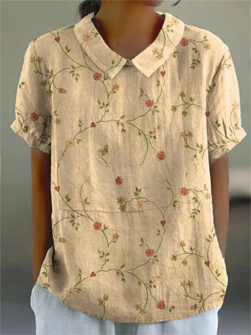 Amelia | Floral Button-Down Shirt