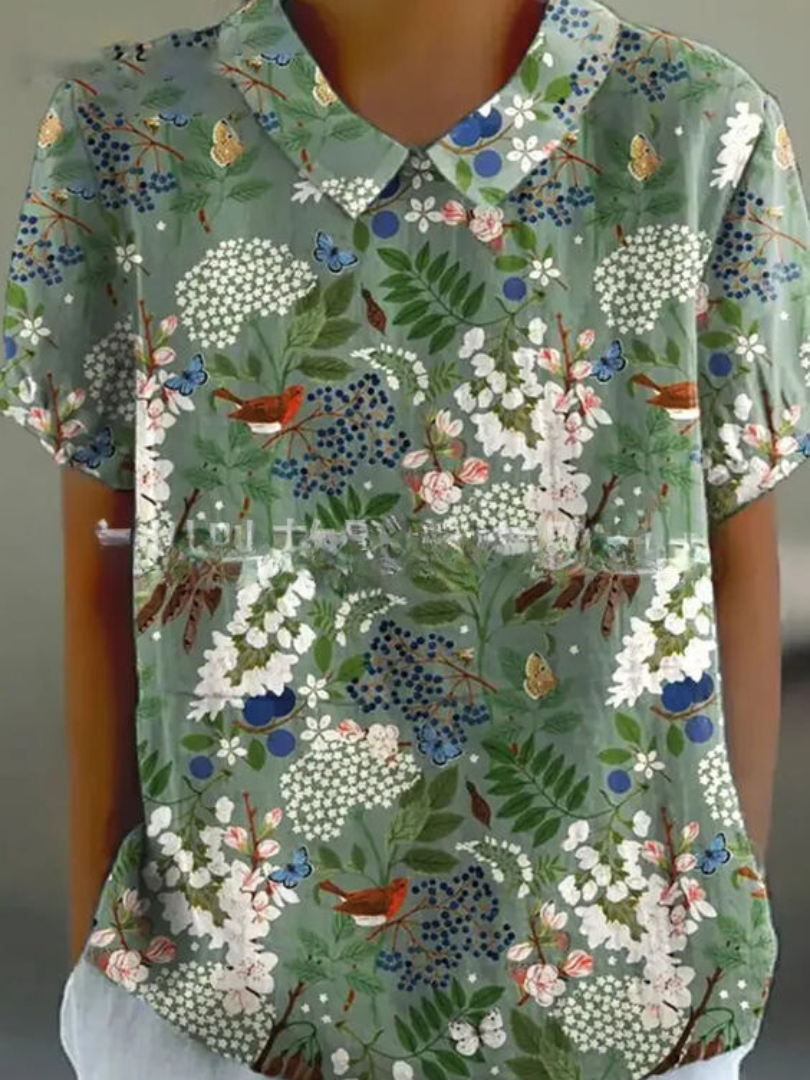 Amelia | Floral Button-Down Shirt
