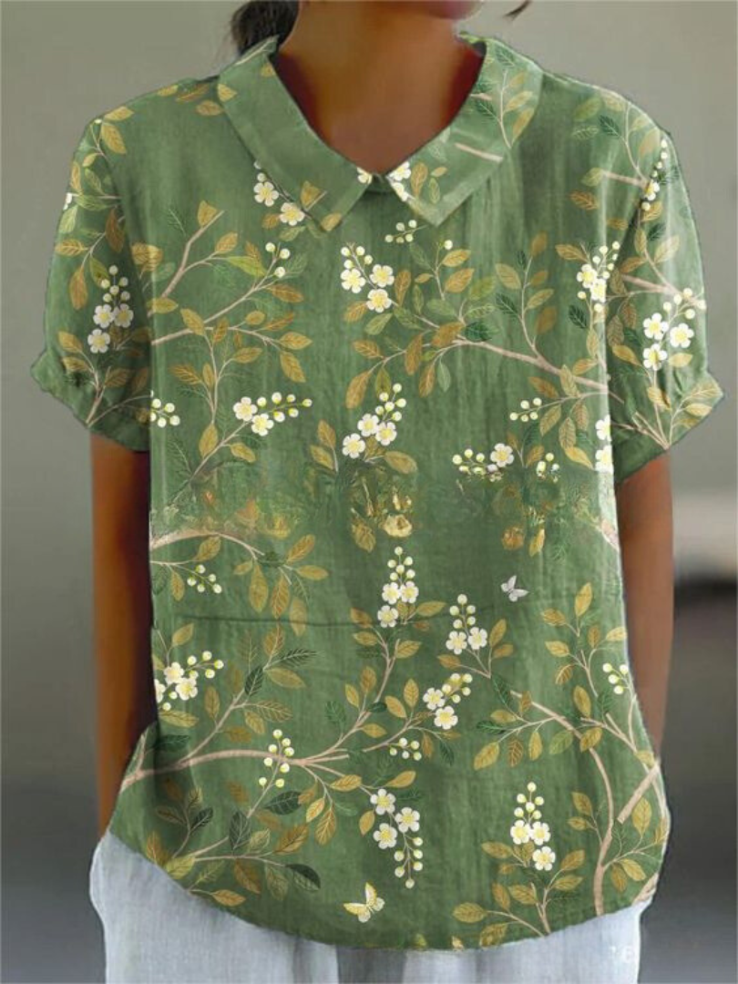 Amelia | Floral Button-Down Shirt
