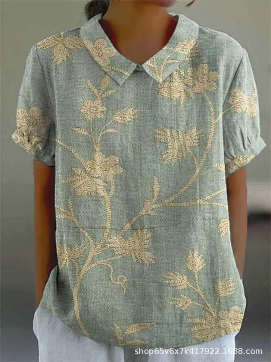 Amelia | Floral Button-Down Shirt