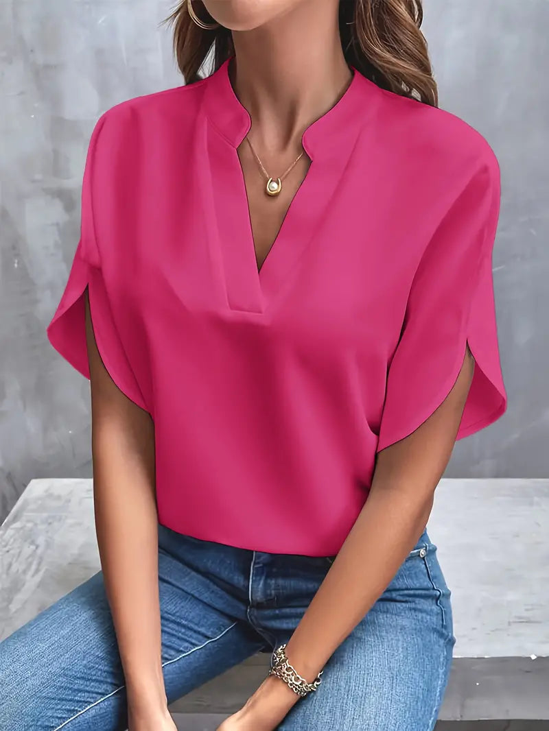 Angela | Women’s V-Neck Sleeve Blouse