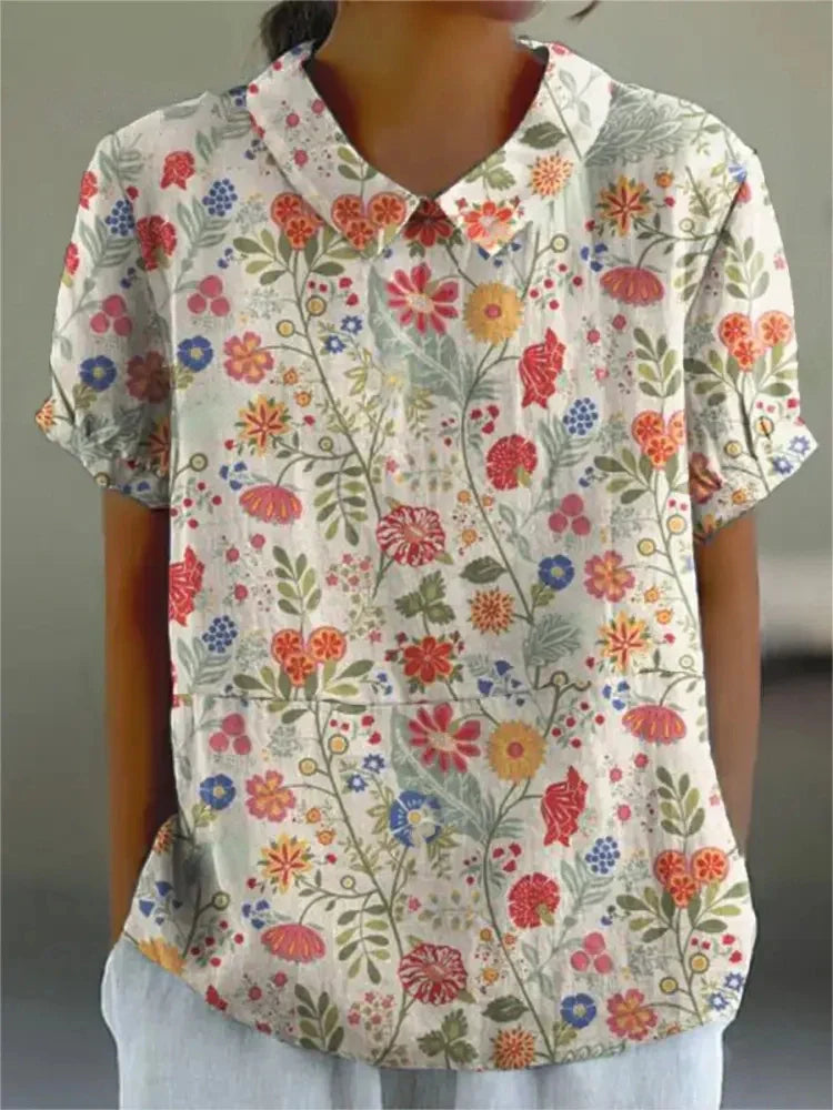 Amelia | Floral Button-Down Shirt