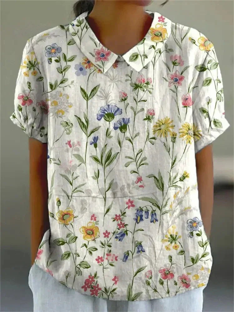 Amelia | Floral Button-Down Shirt